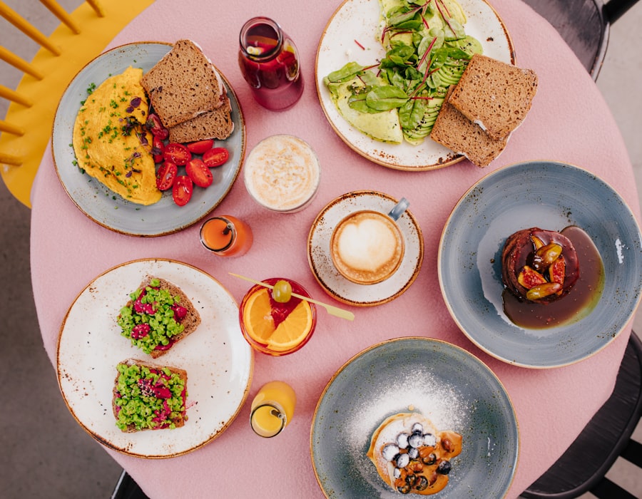 Assiette de brunch garnie